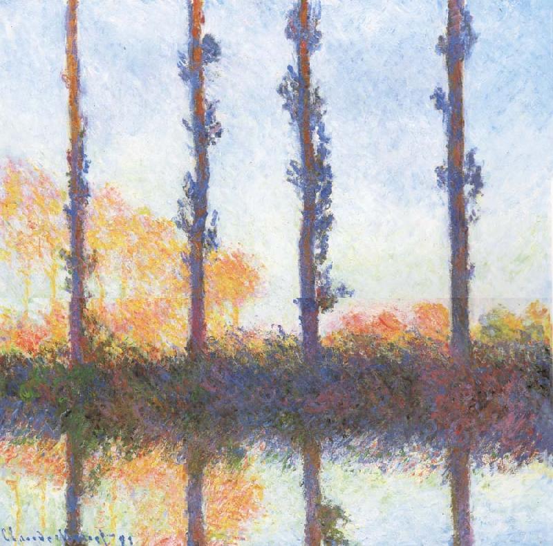 Claude Monet Les Peupliers oil painting image